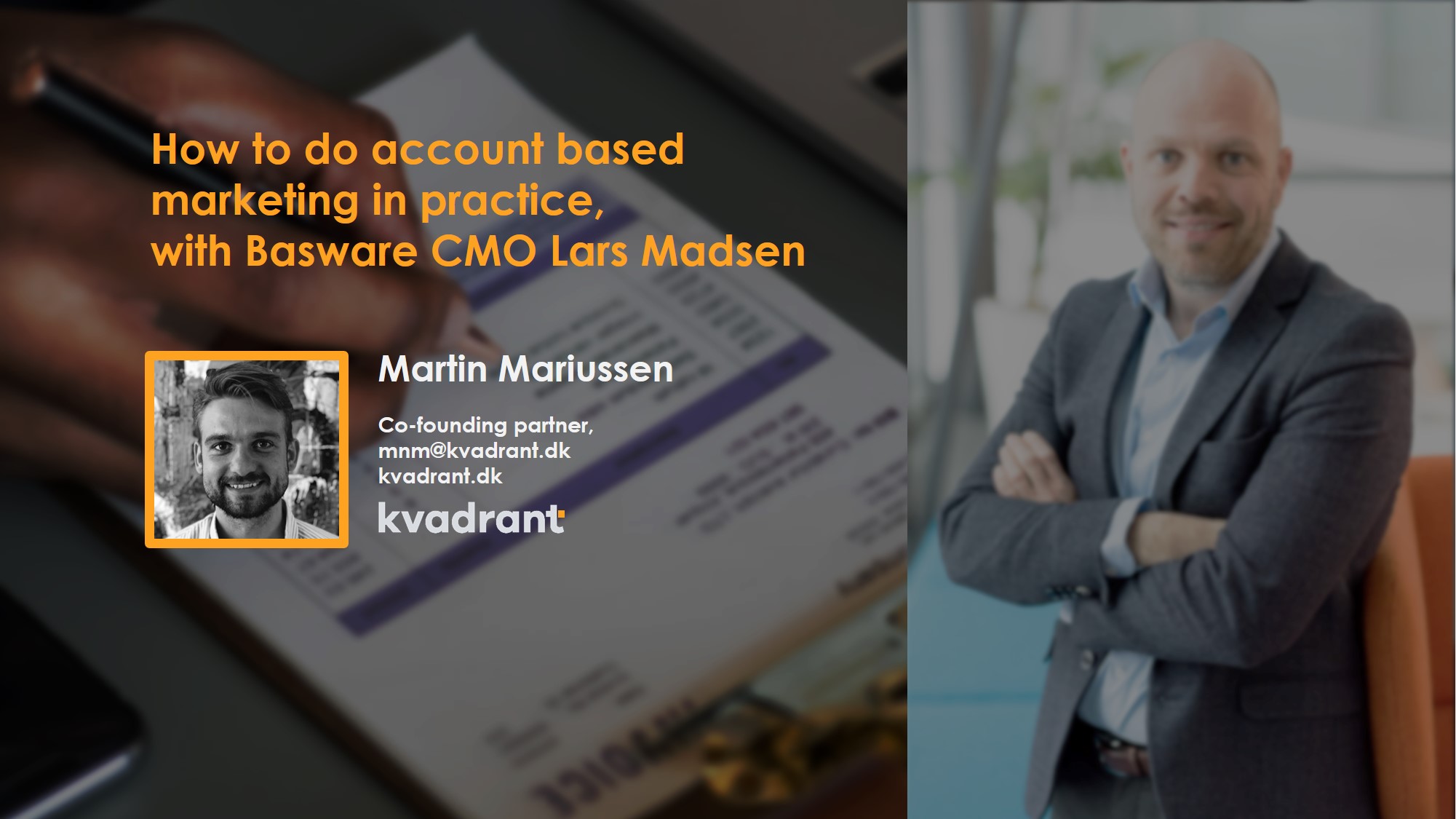 Blog#10 CMO Lars Madsen