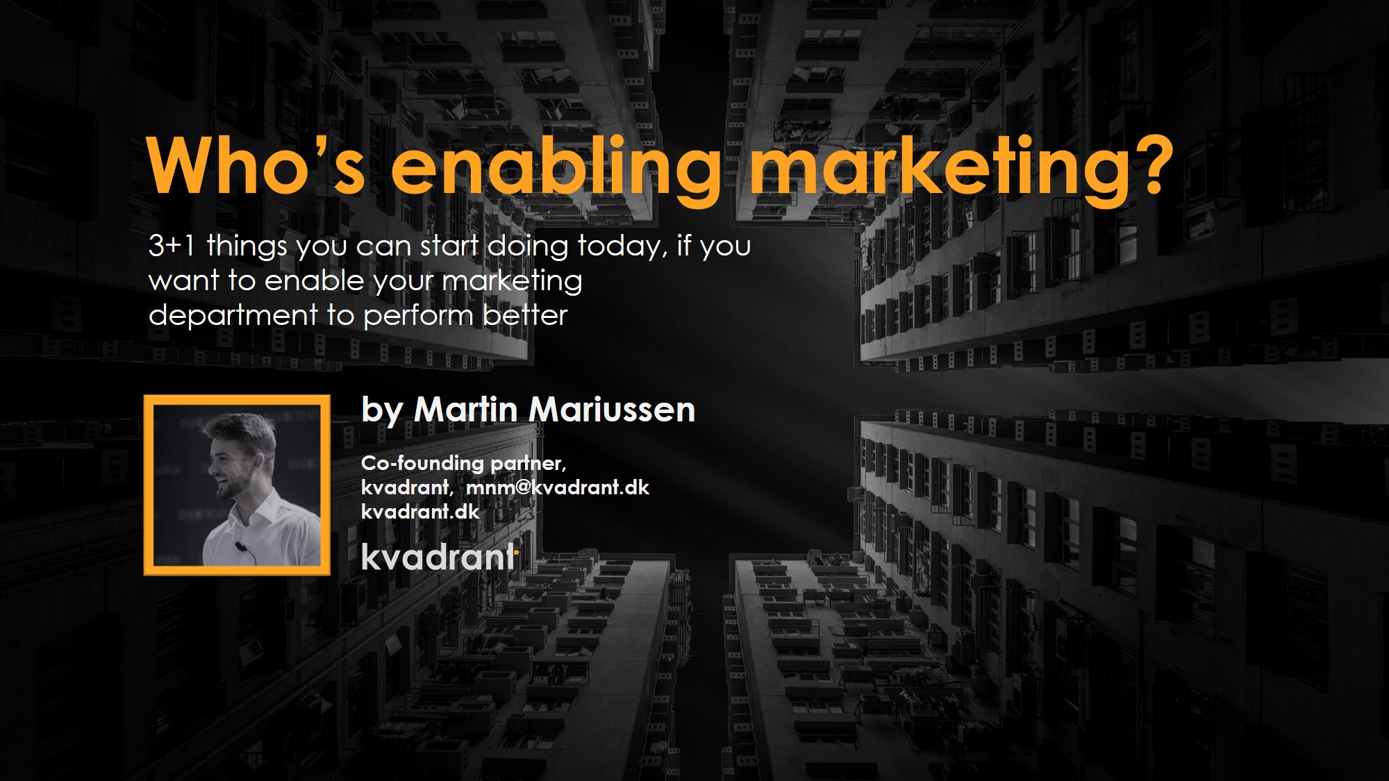 Blog#24 Whos enabling marketing